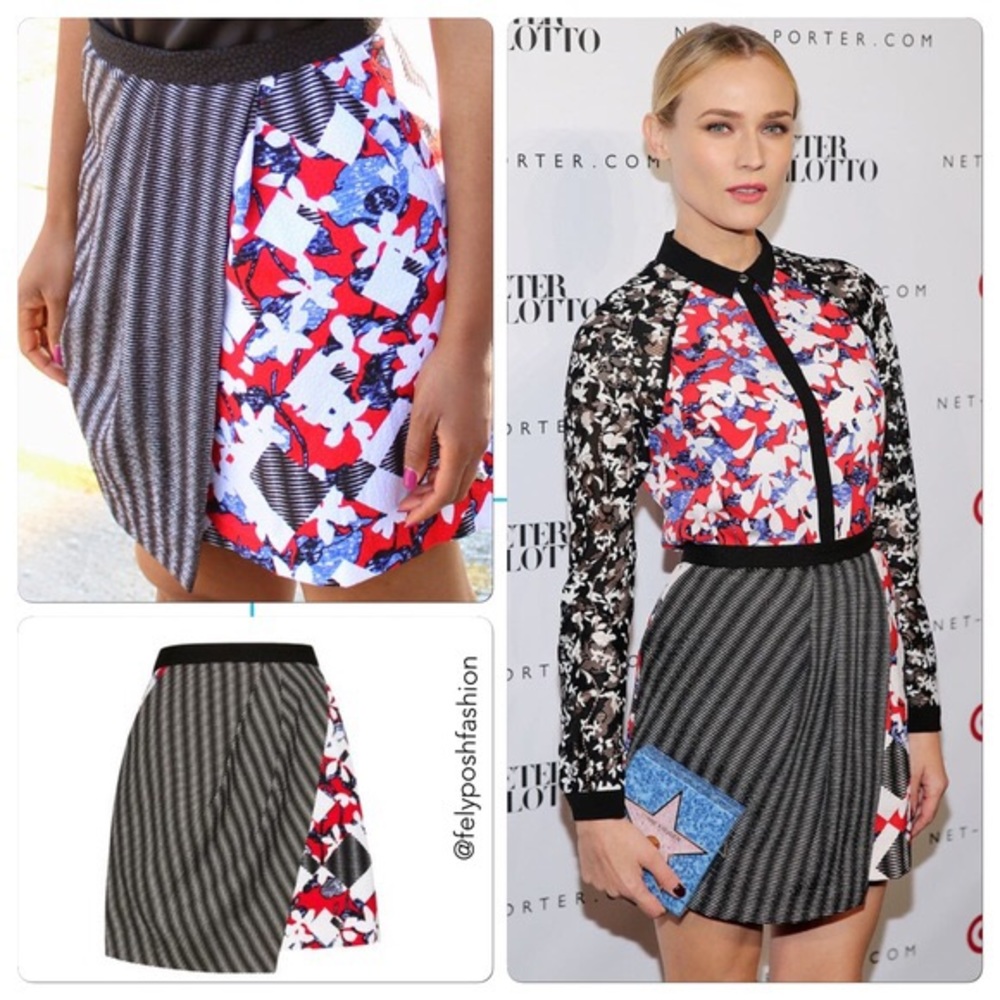 Peter Pilotto x Target Floral Print Wrap Skirt